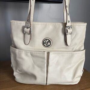 Kim Rogers Shoulder Handbag Cream Purse